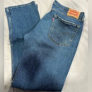 Levi's 514 Classic Indigo Jeans size 36 wide 34 long